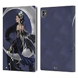 Head Case Designs Licenza Ufficiale Nene Thomas Fata Solace Seduto sulla Luna Mezzelune Custodia Portafoglio in Pelle Compatibile con Apple iPad PRO 11 M4/M5 2024/2025