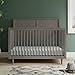 Child Craft Surrey Hill 4-in-1 Convertible Crib, Baby Crib Converts to Day Bed, Toddler Bed and Full Size Bed, 3 Adjustable Mattress Positions, Non-Toxic, Baby Safe Finish (Lunar Gray)