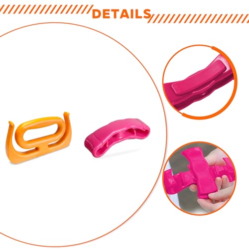 VYNZOR 2 Stück Einkaufsgriffe, Robuste Halter für Einkaufstüten,Kann auf der Schulter getragen oder zum Tragen schwerer Gegenstände verwendet werden