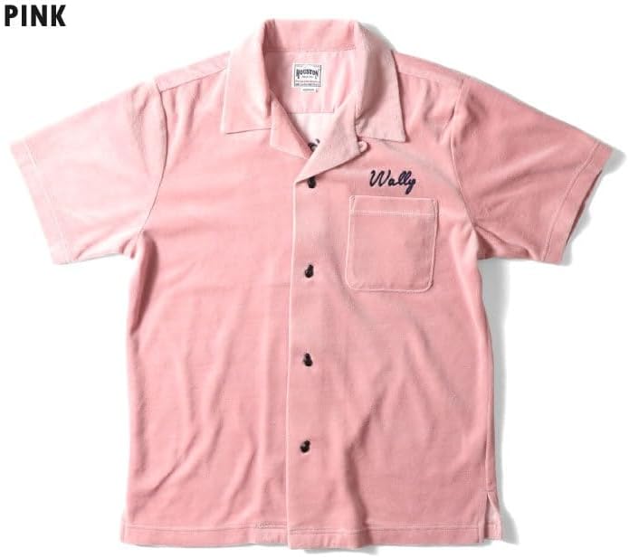 Amazon.co.jp: [ヒューストン] ベロアボウリングシャツ VELOUR BOWLING