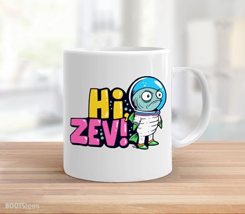 Taza de cerámica blanca 11oz BootsTees miniatura 4
