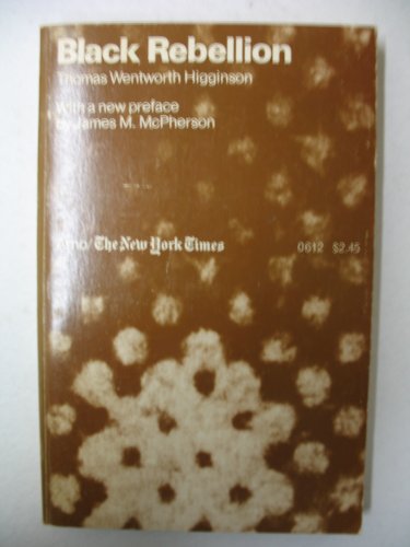 Black Rebellion (The American Negro : His Histo... B001THZ25G Book Cover