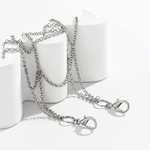 Kenjudess Gothic Style Spider Webbing Pants Chain Hip Hop Mesh Metal Chain Punk Trousers Pocket Belt Chains For Women And Men #TOP3