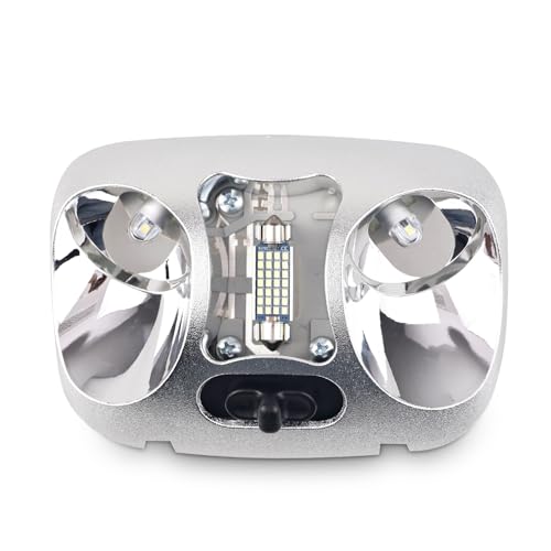 F37Z-13776-B LED Cab Map Light Upgrade Assembly Compatible with 1993-2004 Ford Ranger Interior Overhead Dome Lamp - Direct Replacement for #F37Z13776B