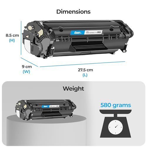 Image of FOXIN FTC 88A Laser Toner Printer Cartridge Compatible for HP Laserjet Printer P1007, P1106, P1108, P1008, M1213nf, M1136MFP, M1216, MFP M1218nfs, M128fw MFP M128fn, MFP M226DW, M226DN, BLACK-Set of 6