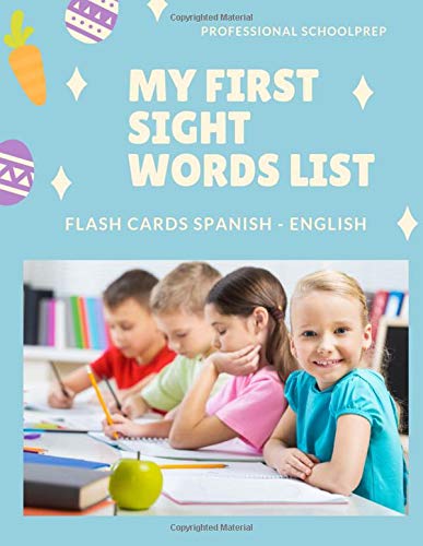 Buy My First Words List Flash Cards Spanish - English: Easy and Fun ...