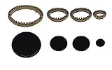2 tapas medianas, diámetro máx. 60 mm y mín. 49 mm.