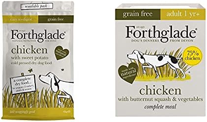 Forthglade Complete Natural Dry Dog Food - Grain Free Chicken (6k...