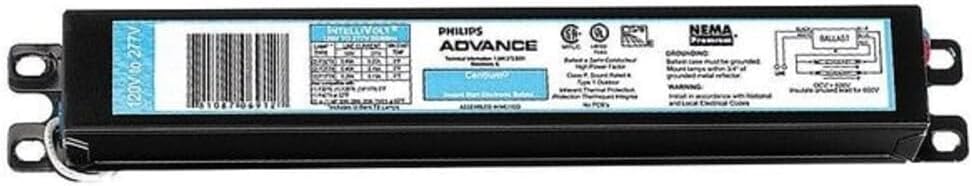 Philips Advance ICN1P32N35I (1) 32 Watt F32T8 Lamp Electronic Fluorescent Ballast 120 - 277 Volt Centium