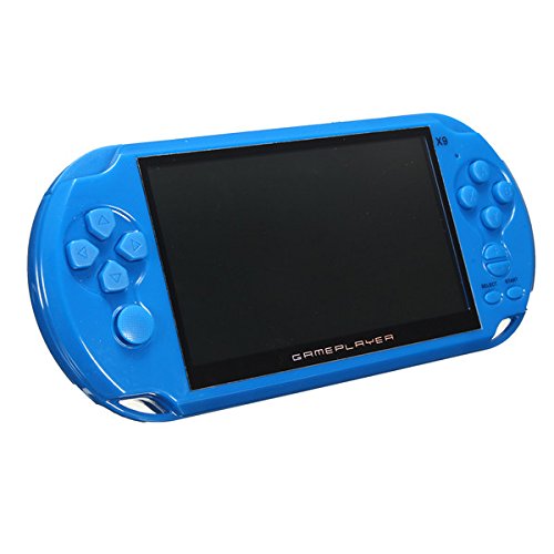 C-FUNN X9 Ricaricabile 5,0 Pollice 8G Handheld Retro Console di Gioco Video Lettore Mp3 Fotocamera - Bianco