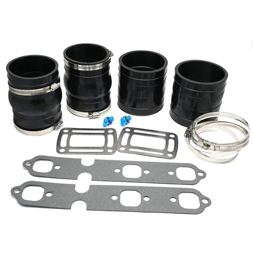 Soufflet d'échappement moteur hors-bord pour stopper les fuites V6 4,3L