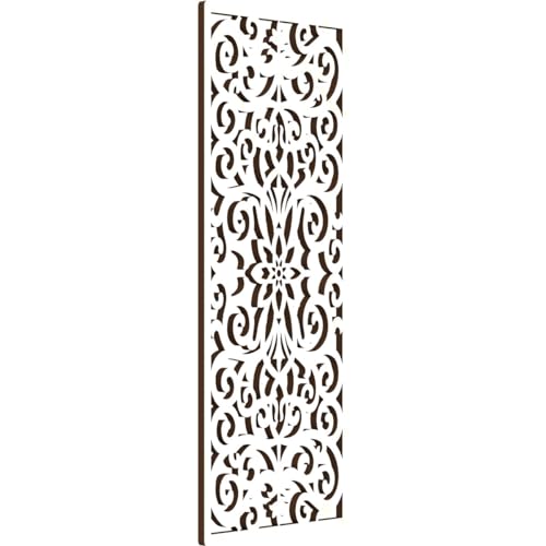 Image of Buel Decorative Pierced Fretwork Wood Wall Panels, 11 3 /8 inchW x 29 3 /8 inchH x 3 /8 inchT, Birch