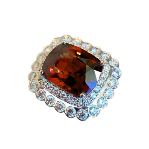 925 Sterling Silver Shining Shiny multi-diamond ruby ring Wedding ring Engagement ring CZ ring Emerald cut rings Diamond Rings Women jewelry rings statement