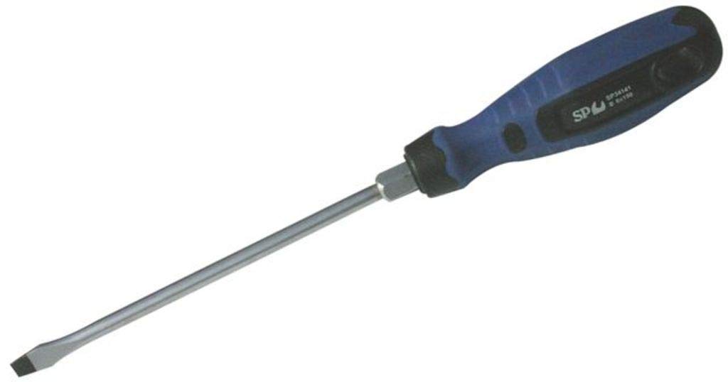 Slotted Screwdriver, 6.5 x 100 mm. Size: