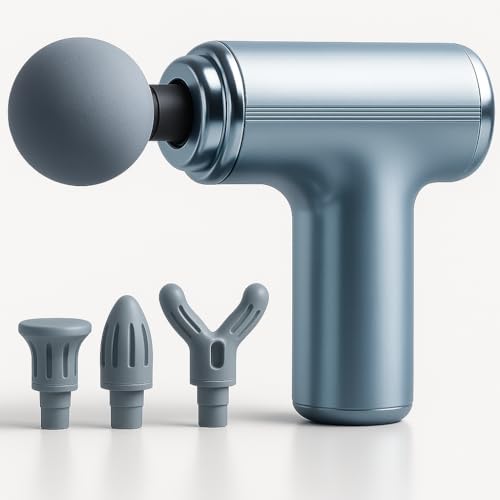 Image of Massage Gun for Full Body Pain Relief | Body Massager for Back, Legs & Muscles | 4 Specialized Massage Heads | 6 Speed Settings | Long Battery Life