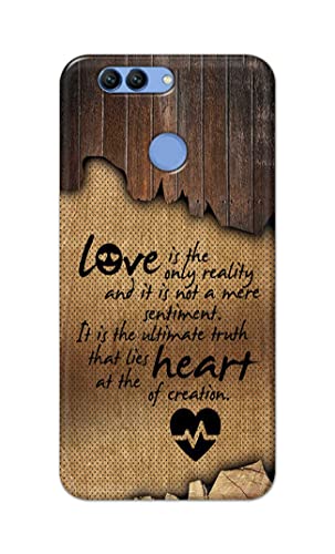 Image of PRINTFIDAA Love is The Only Reality and It is Not Mere Sentiment Printed Designer Hard Case for Huawei Nova 2 Plus, BAC-L03, BAC-L21, BAC-L23 Back Cover -(e) RPM1010
