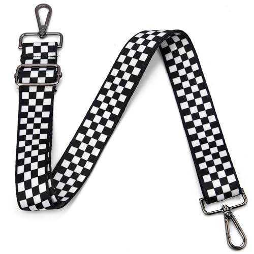 Image of Purse Strap Gold Hardware Replacement Crossbody Bag Strap, Wide Adjustable Shoulder Strap