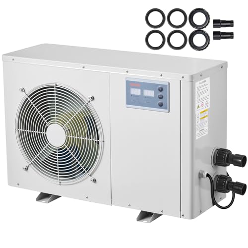 VEVOR Aquarium Chiller 150 Gallon, 1/2 HP Water Chiller for Hydroponics, Fast Cooling for Fish Tank,Axolotl,Coral Reef,Quiet Refrigeration Compressor, Titanium Evaporator,Complete Fittings