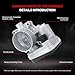 4861691AA Electronic Throttle Body Compatible with Chrysler & Dodge Vehicles - 2.7L 3.5L 4.0L - 300, Sebring, Town & Country, Pacifica, Avenger, Challenger, Journey, Magnum
