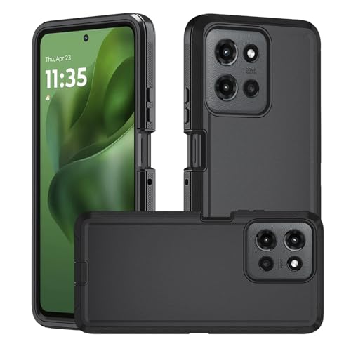 Coque Motorola Moto G Power 5G 2025 antichoc robuste noire protection 3 en 1