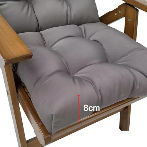 Cuscini impermeabili per sedie con schienale, imbottiti, per interni ed esterni, accessori per mobili eleganti e confortevoli