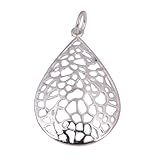 Gewicht - 3,20 Gramm Silber Muster Anhänger 925 Sterling Silber handgefertigter Anhänger Boho Silberschmuck