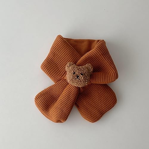 Bear Scarf Wool Neck Cover Warm Winter Scarves For Kids Boys Girls Infant Children Neckerchief(0-3Years)3