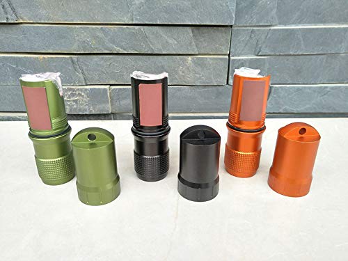 EKLOEN Waterproof EDC Capsule Tube, Portable Survival Waterproof Pill Container Outdoor Waterproof Capsule Seal Bottle Holder Case EDC Emergency Tool(Orange) - Thumbnail 5