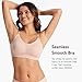 Momcozy Nursing Bras for Breastfeeding, FB016 Jelly Strip Support Comfort Maternity Bra, Full-Coverage Seamless Wireless Bra