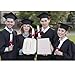 Goprety Smooth Leather Imprinted Diploma Cover for Graduation Certificate Holder Size in 8 1/2