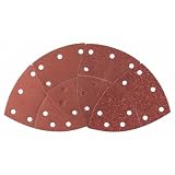 Bosch Set da 25 Pezzi di Fogli Abrasivi, per Legno, Stucchi, Pitture, Vernici, Grana 40/80/120/180, 11 Fori, 102 x 62 mm, Accessori Levigatrice Palmare