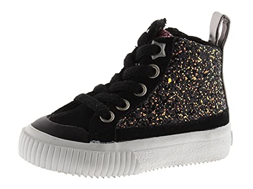 Zapatilla con cremallera Victoria Plano Tribu infantil con purpurina cómoda