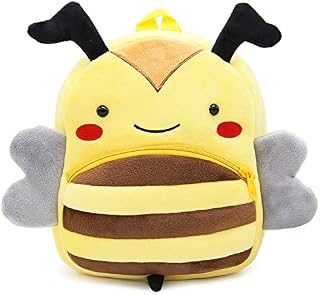 Kids Cartoon Backpack Toddler Children School Bag Cute Cartoon Animal Preschool Rucksack Gift for Children Boys Girls, Bee