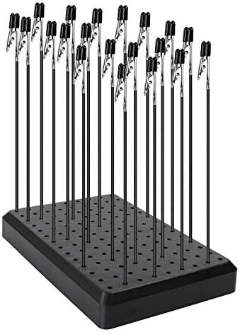 GJJC09B 1PC Painting Stand Base and 20PCS Alligator Clip Stick Set Modeling Tools for Airbrush Hobby Model Parts New