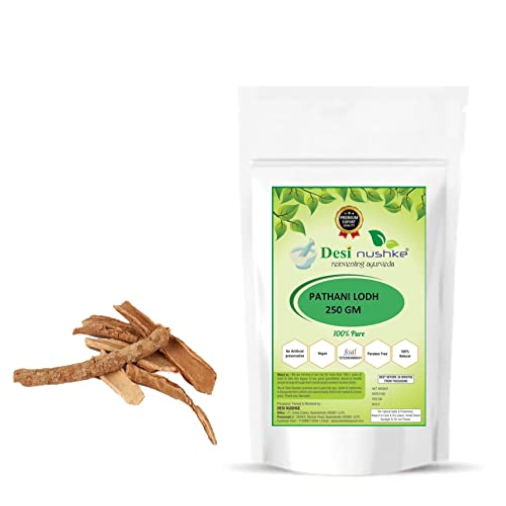 Desi Nushke Pathani Lodh, 100% Pure 250 Grams