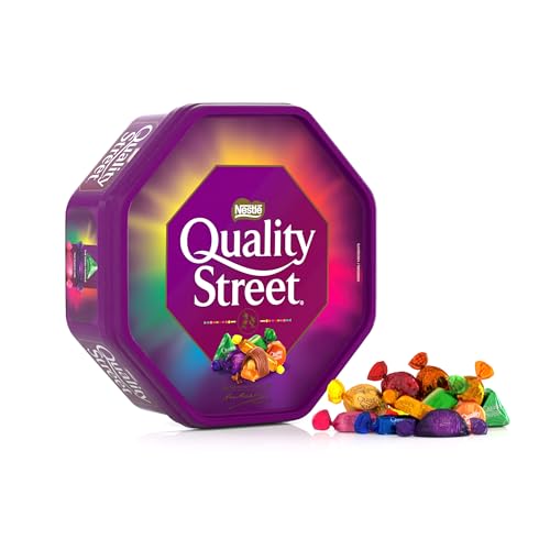Nestle Quality Street Tub 600g, Assorted milk and dark chocolates and toffees