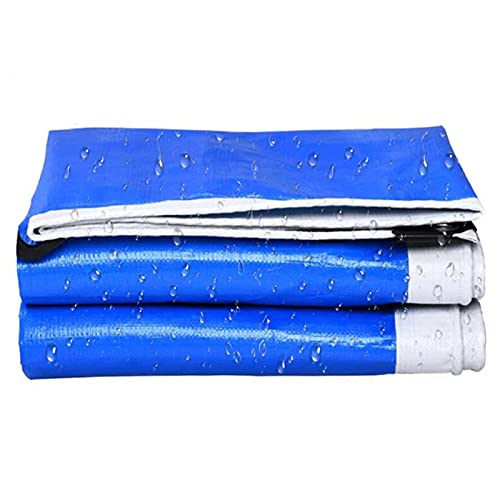 YUOPL Bache de Protection Thicken 1x1m, Bache de Protection Exterieur Impermeable, Bache avec Oeillets IndéChirable, Pliable, Multifonction, Anthracite Cover