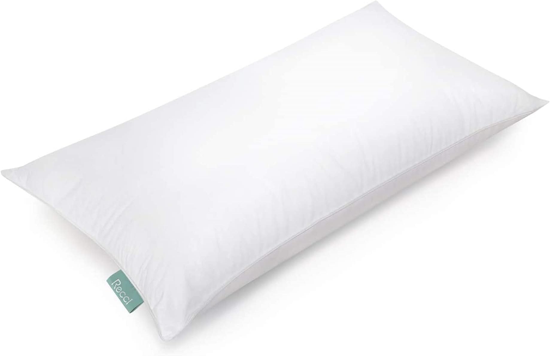 RECCI Fibre Pillow Breeze 40 x 80 cm, Height Adjustable with Filling Weight Approx. 1150 g, Solid Sleep Cushion, Slow Rebound, Down Cushion [Cushion 40 80]