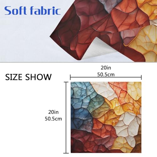 Servilletas de tela multicolor pack 6 20x20 pulg miniatura 6