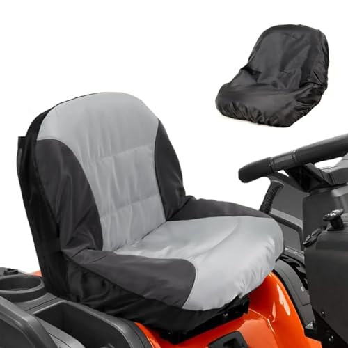 KAKAHOUS Tractor Seat Cover Riding Lawn Mower Seat Covers with Waterproof Cover Universal Lawn Mower Tractor Seat Cover Compatible with John Deere, Craftsman, Cub Cadet, Kubota