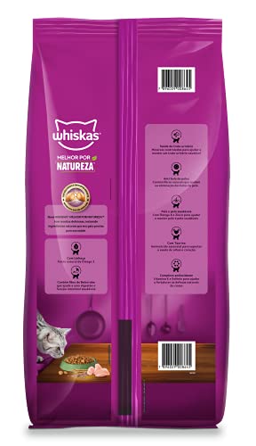whiskas Ração Melhor Por Natureza Frango Gatos Adultos 2 7 Kg