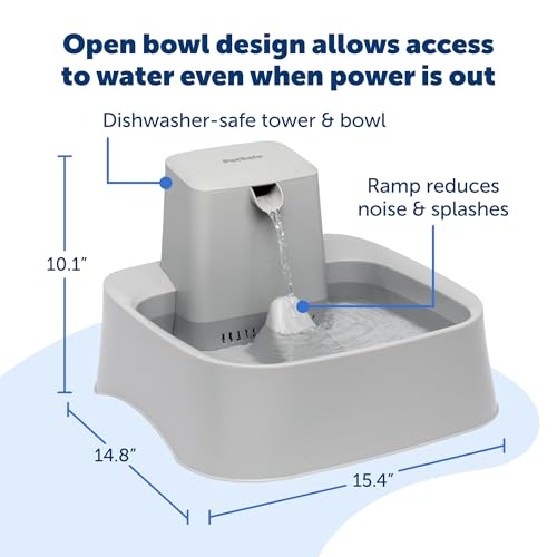 PetSafe Oasys 2 Gallon Pet Fountain — Large-Capacity Plastic Fountain for Dogs — view 4