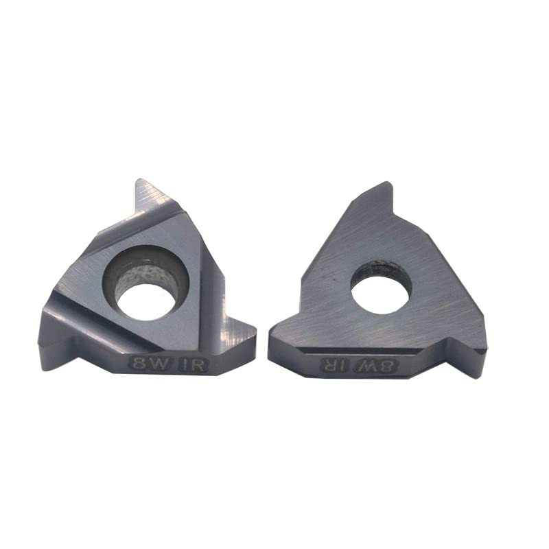 Tool Part for 16IR 8W 10PCS Threading Blade CNC Insert Lathe Cutter Tool 16IR 8W LDA for Stainless Steel