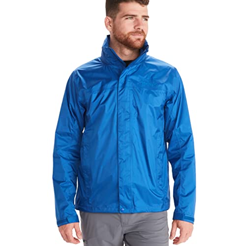 MARMOT Men's PreCip Eco Lightweight & Waterproof Rain Jacket, Dark Azure, 2X