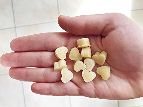 Foto von Cahuna Silikon Backmatte für Hundekekse mit Mini Herz - Backform für Hundeleckerli BPA frei und mit Rand - Wiederverwendbare Backunterlage für den Backofen