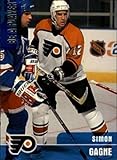 1999-00 Be A Player Memorabilia #195 Simon Gagne Philadelphia Flyers Official Hockey Card in Raw (NM or Better) Condition