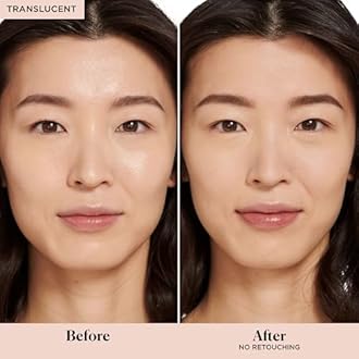 Laura Mercier Translucent Loose Setting Powder, 24HR Shine Control, Soft Matte Finish, Infused with Vitamins C+ E, Long-Lasting Wear, Normal to Oily Skin, 4 Shades for Virtually All Skin Tones