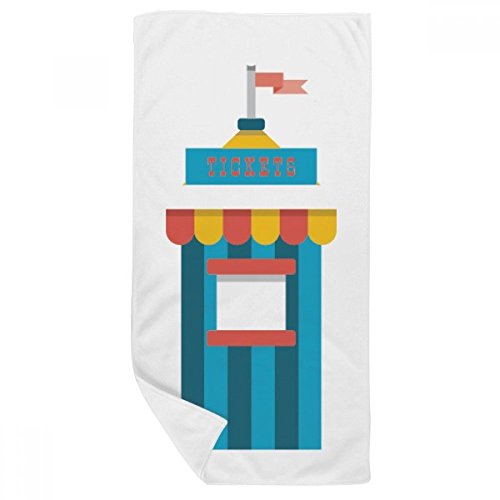 Serviette de bain douce absorption maximale débarbouillette multicolore