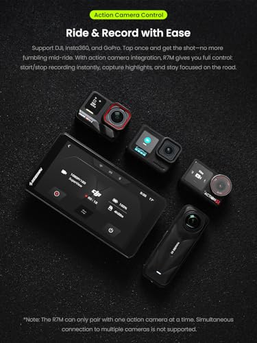 Image of R7M 7 inch Wireless Motorcycle CarPlay & Android Auto for BMW Motorcycles - Native Wonder Wheel & Action Camera Control (GoPro /Insta360)| TPMS /RPM| OTA Updates|1200-Nit IP69K GPS | Nav Prep 5 /6