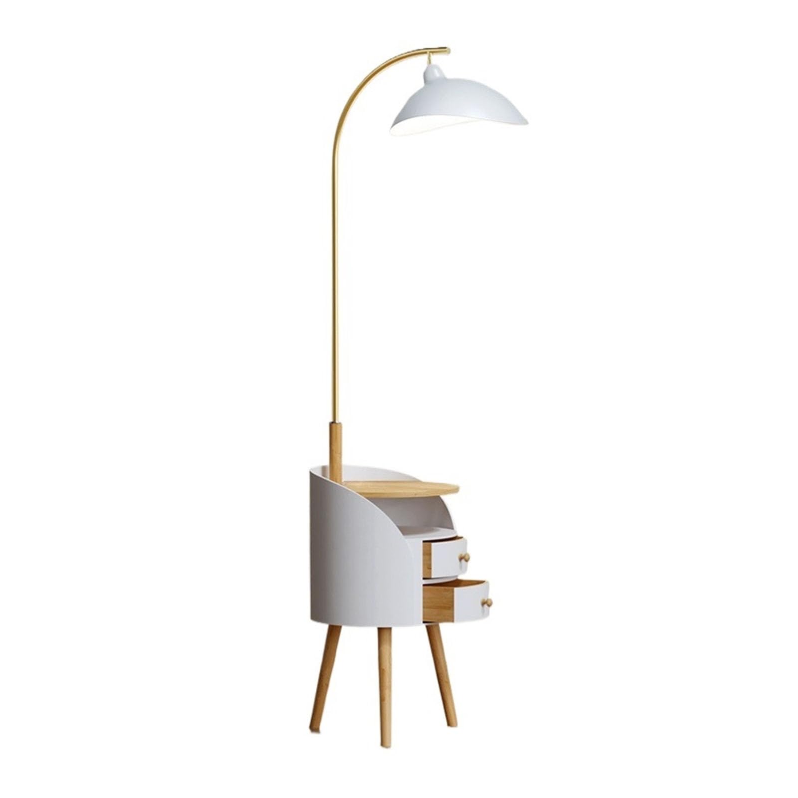 Z4T8M2K6G5 Tall Standing Lamp Living Room LED Floor Lamp- Standing Accent Light with USB Charging Port, 3-Color Temperature Table Lamps for, Bedroom